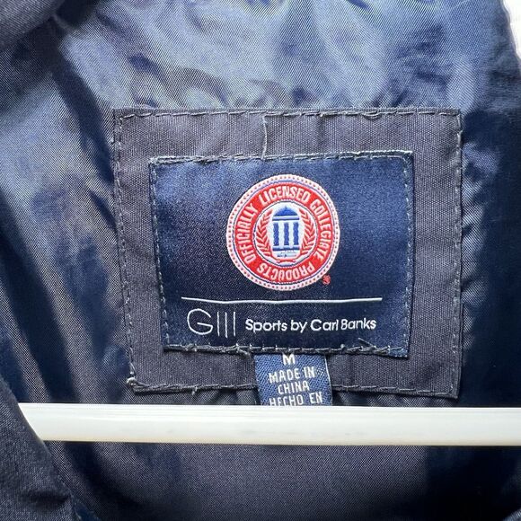 VTG Utah State Aggies GIII Sports Carl Banks 1/4 Zip Windbreaker Jacket Medium - Picture 8 of 12